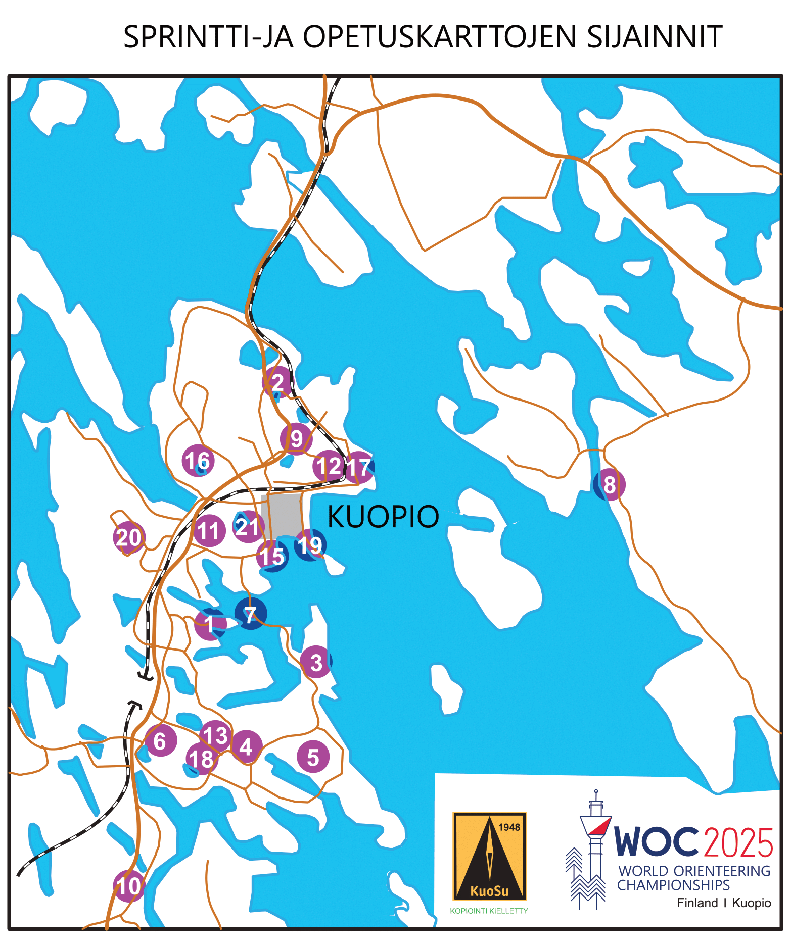 Kartat Kuopion Suunnistajat